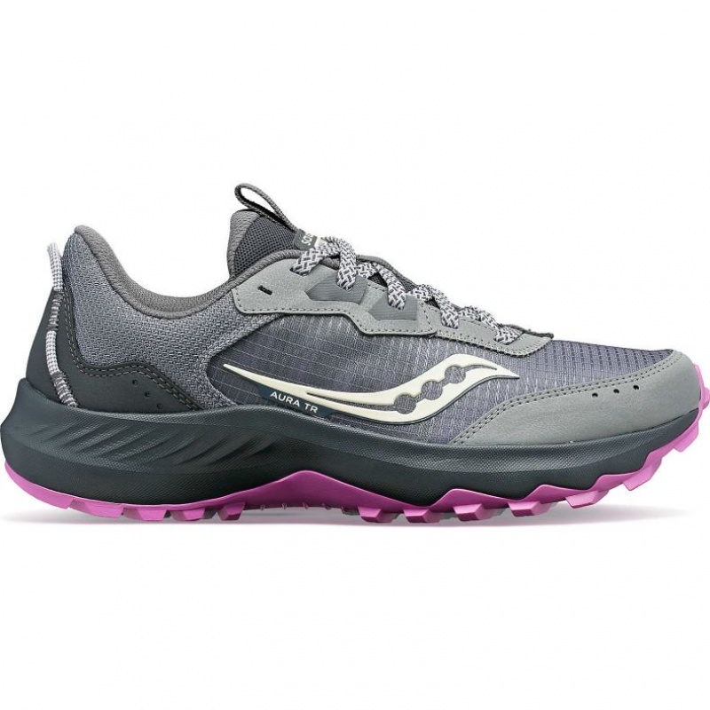 Saucony Aura TR Women\'s Wide Running Shoes Grey | Riyadh JBSQT