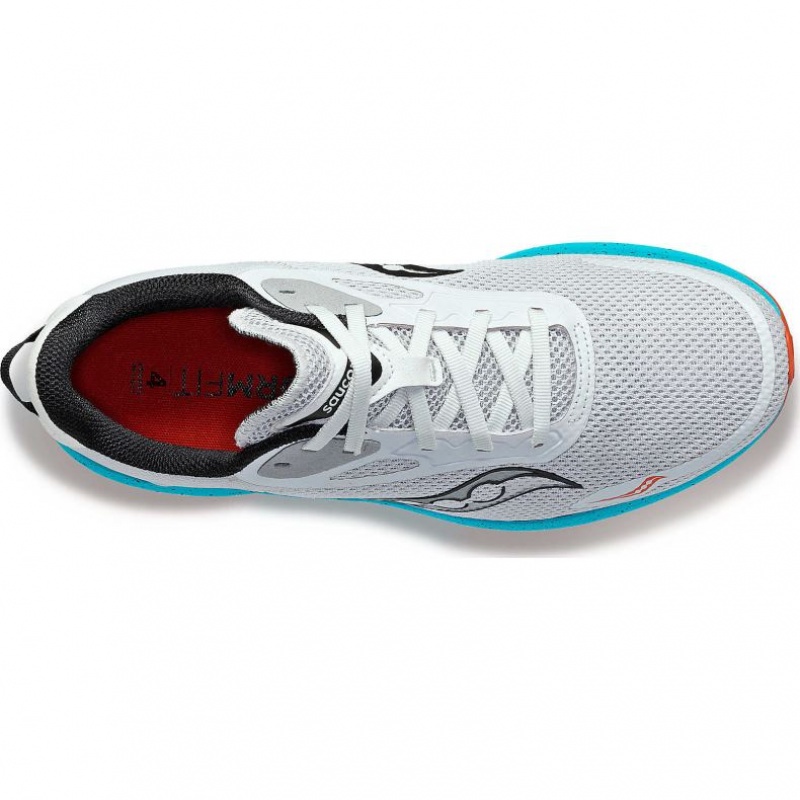 Saucony Axon 3 Men's Running Shoes Grey / Turquoise | Riyadh JRHXP