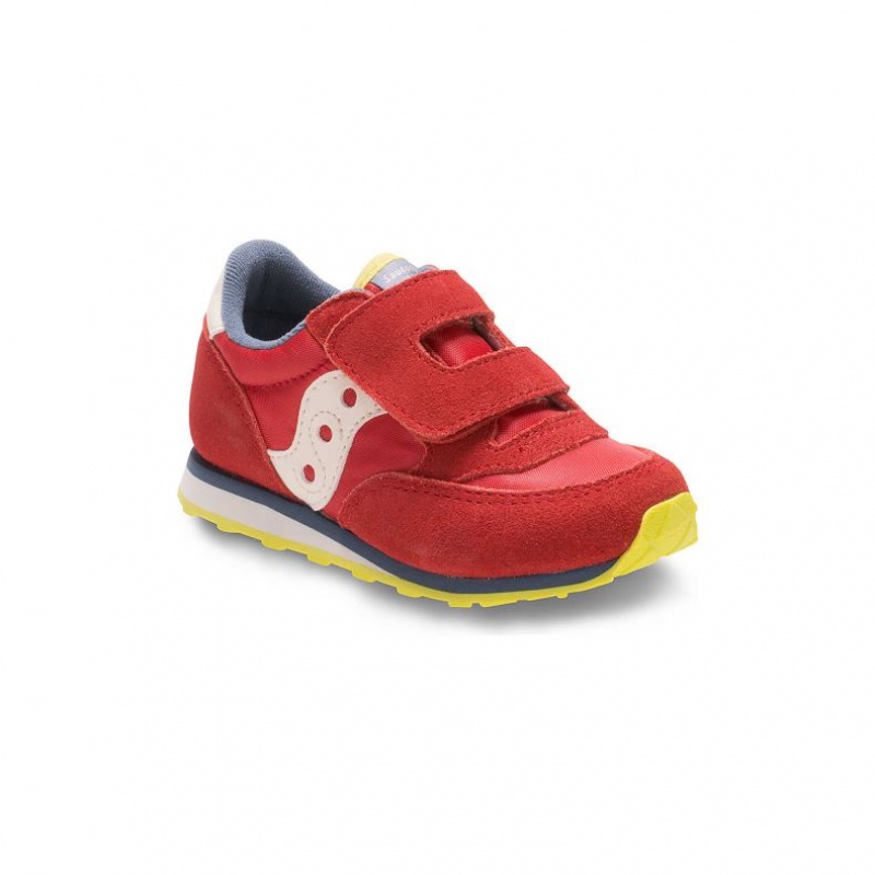 Saucony Baby Jazz Hook & Loop Little Kids' Sneakers Red | KSA SFJIE