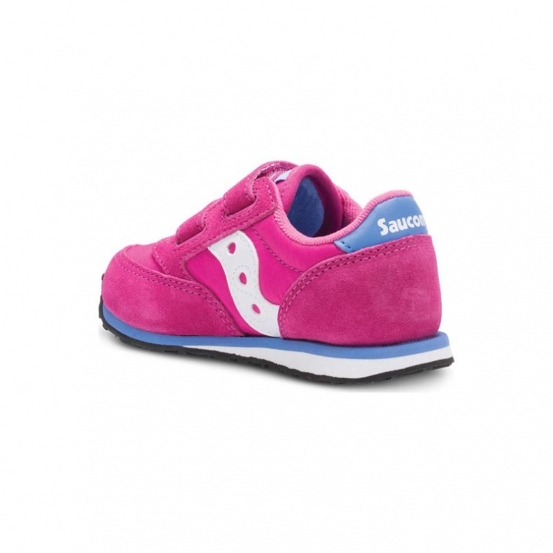 Saucony Baby Jazz Hook & Loop Little Kids' Sneakers Pink | KSA HQXJV