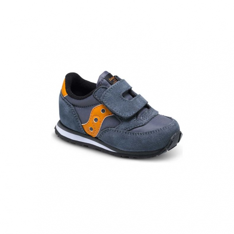 Saucony Baby Jazz Hook & Loop Little Kids' Sneakers Grey | Riyadh HGCBY