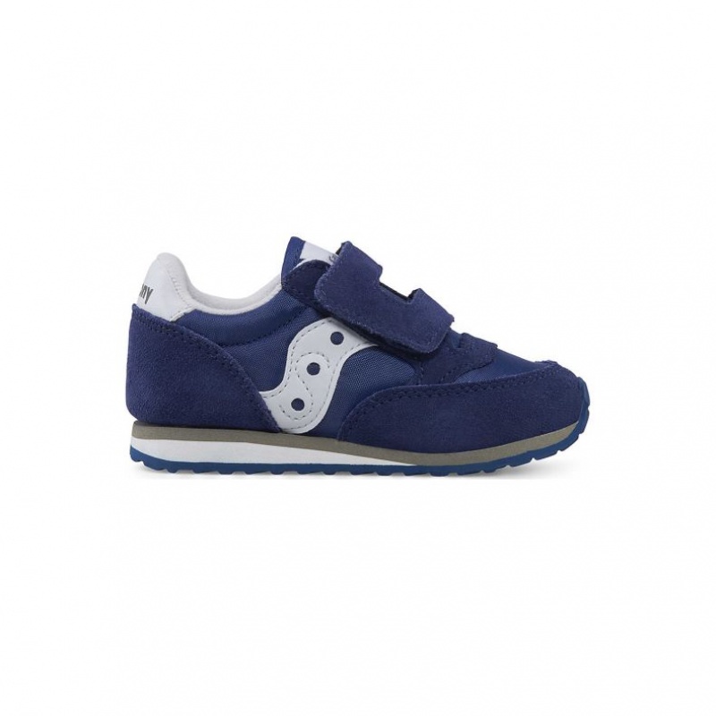 Saucony Baby Jazz Hook & Loop Little Kids\' Sneakers Navy | KSA LHIYO