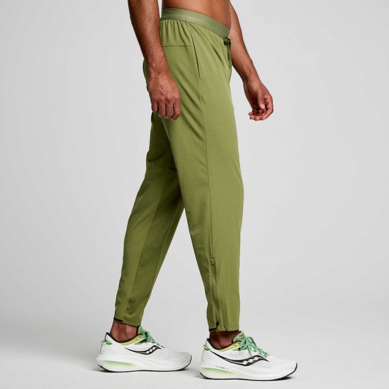 Saucony Boston Woven Men's Jogger Olive | Jeddah LRTAC