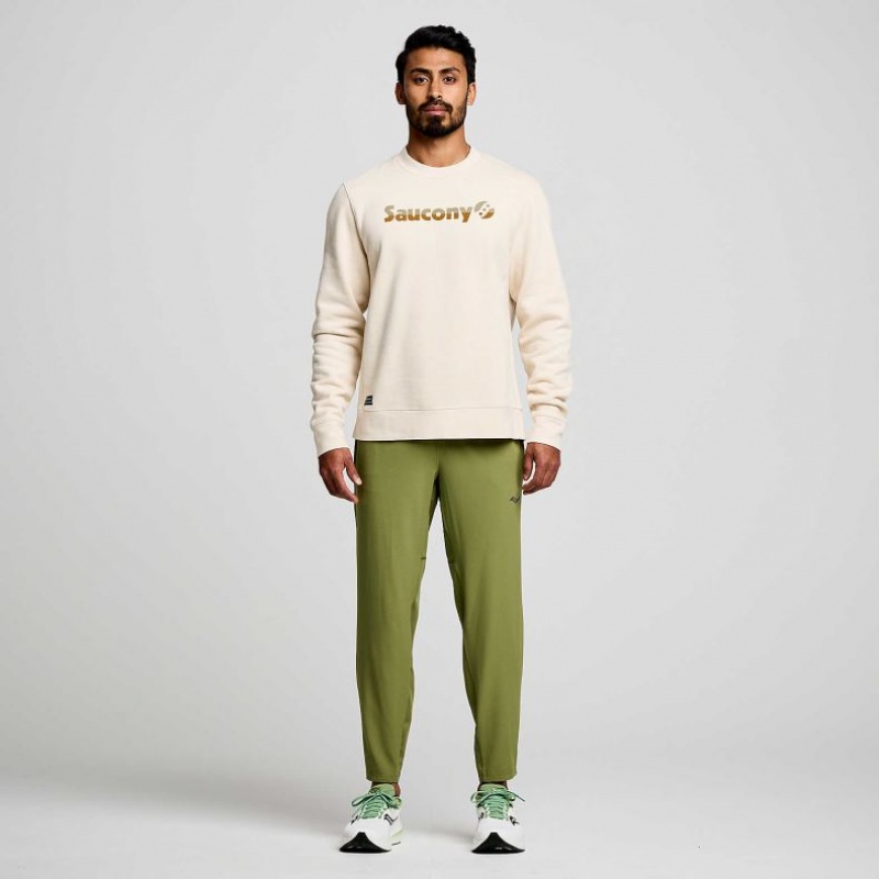 Saucony Boston Woven Men's Jogger Olive | Jeddah LRTAC