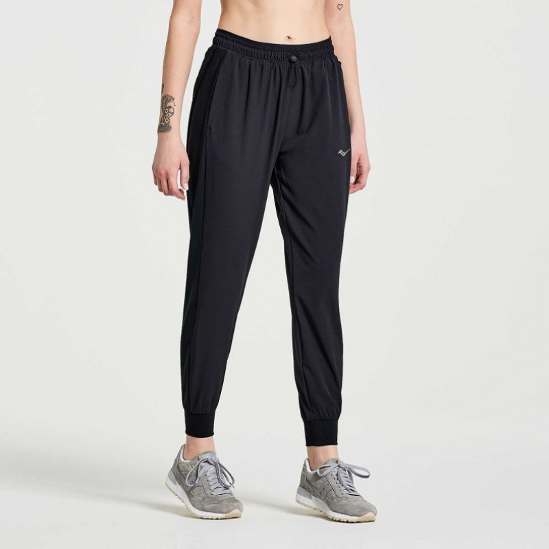 Saucony Boston Woven Women's Jogger Black | KSA OUEKL