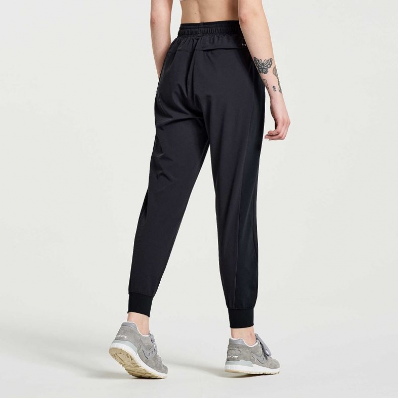 Saucony Boston Woven Women's Jogger Black | KSA OUEKL