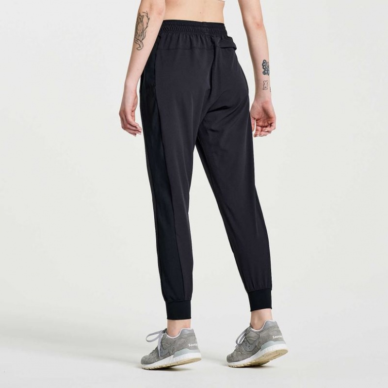 Saucony Boston Woven Women's Jogger Black | KSA OUEKL