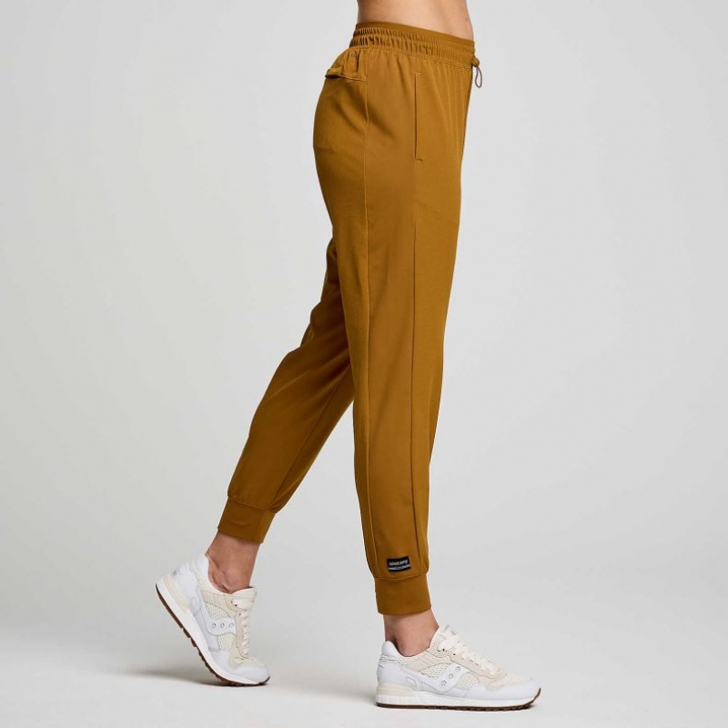 Saucony Boston Woven Women's Jogger Brown | Jeddah MGCPZ