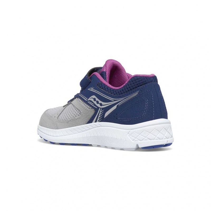 Saucony Cohesion 14 A/C Big Kids' Sneakers Navy / Grey | KSA EHWRF