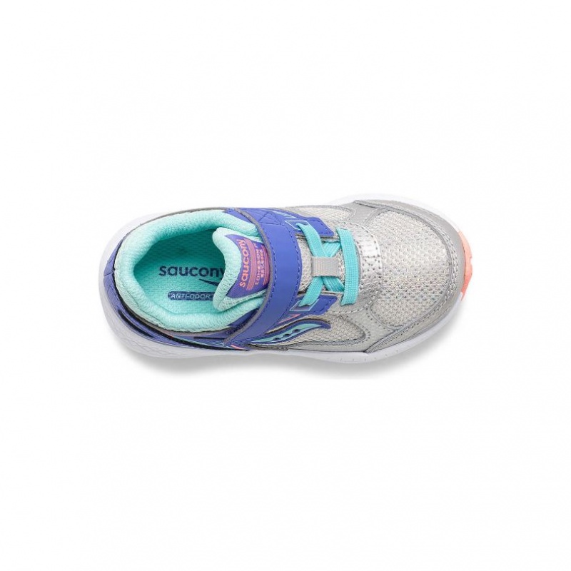 Saucony Cohesion 14 A/C Jr. Little Kids' Sneakers Blue / Silver | Riyadh BFDVK