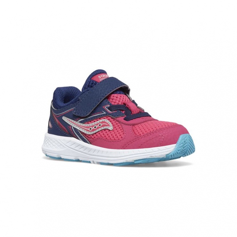 Saucony Cohesion 14 A/C Jr. Little Kids' Sneakers Pink / Navy | Jeddah VYIGM