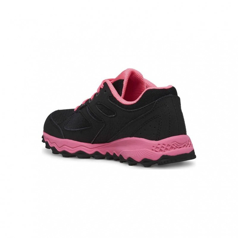 Saucony Cohesion TR14 Lace Big Kids' Sneakers Black / Pink | KSA YPLQE