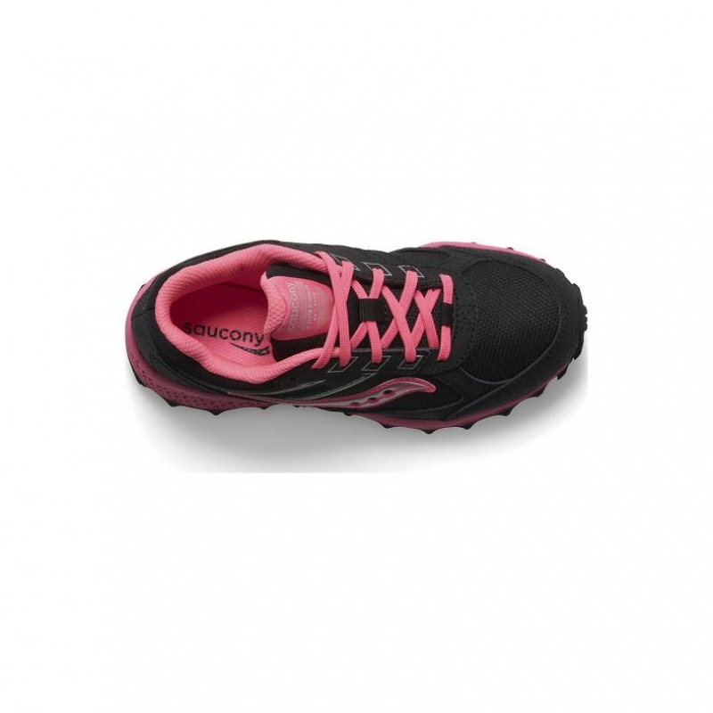 Saucony Cohesion TR14 Lace Big Kids' Sneakers Black / Pink | KSA YPLQE