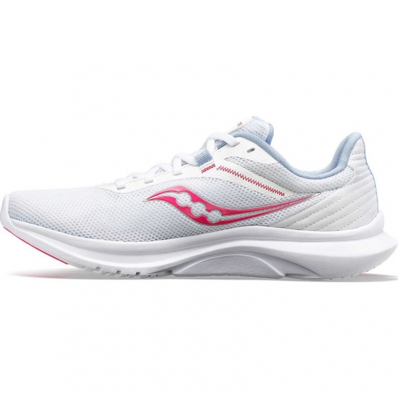 Saucony Convergence Women's Running Shoes White / Pink | KSA GBEYZ