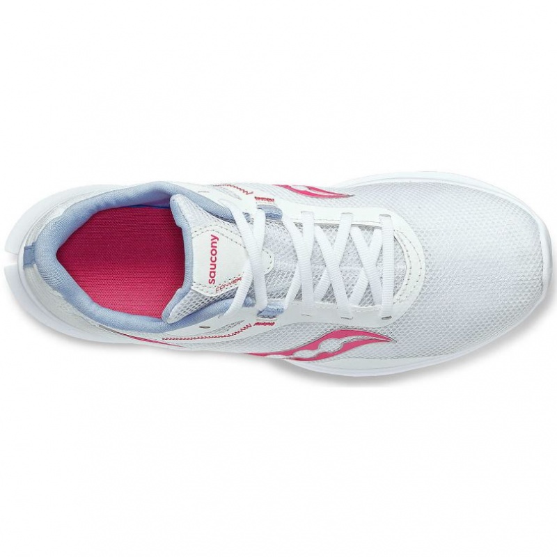 Saucony Convergence Women's Running Shoes White / Pink | KSA GBEYZ