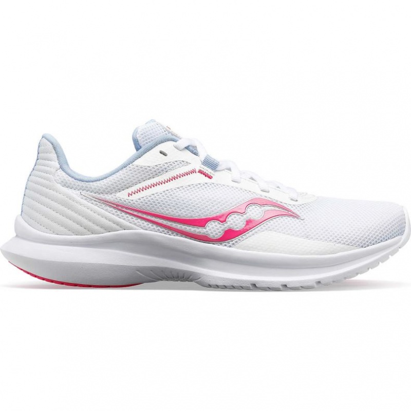 Saucony Convergence Women\'s Running Shoes White / Pink | KSA GBEYZ