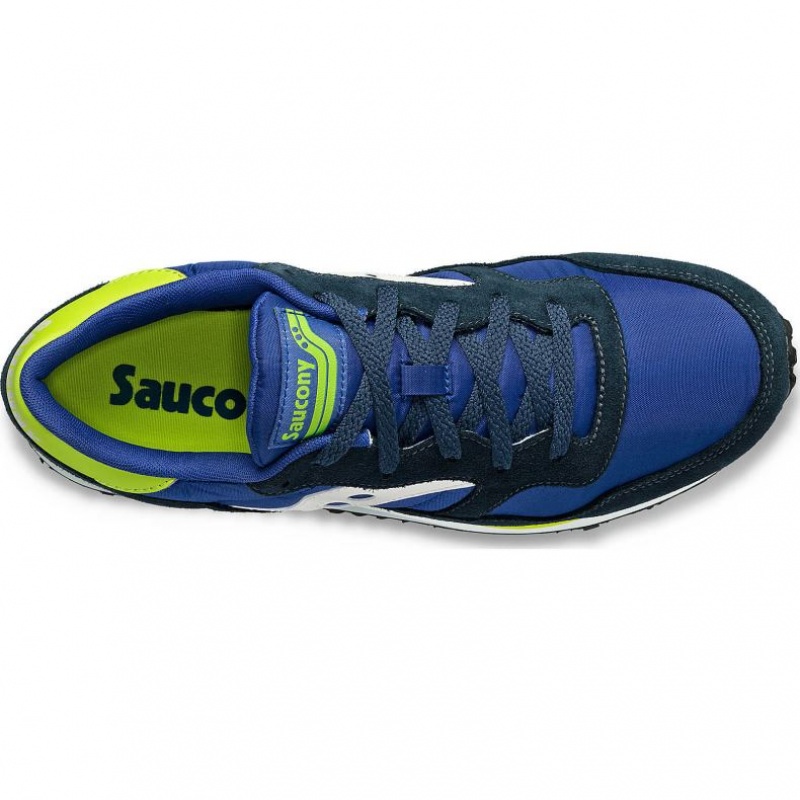 Saucony DXN Men's Sneakers Blue / White / Light Green | Riyadh VXNYR