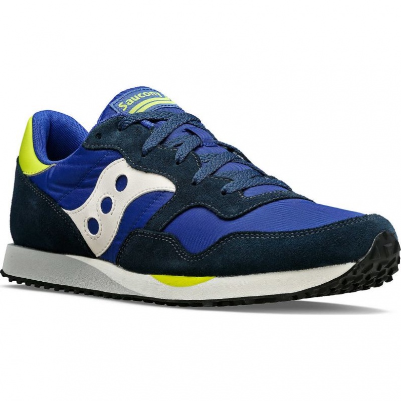 Saucony DXN Men's Sneakers Blue / White / Light Green | Riyadh VXNYR