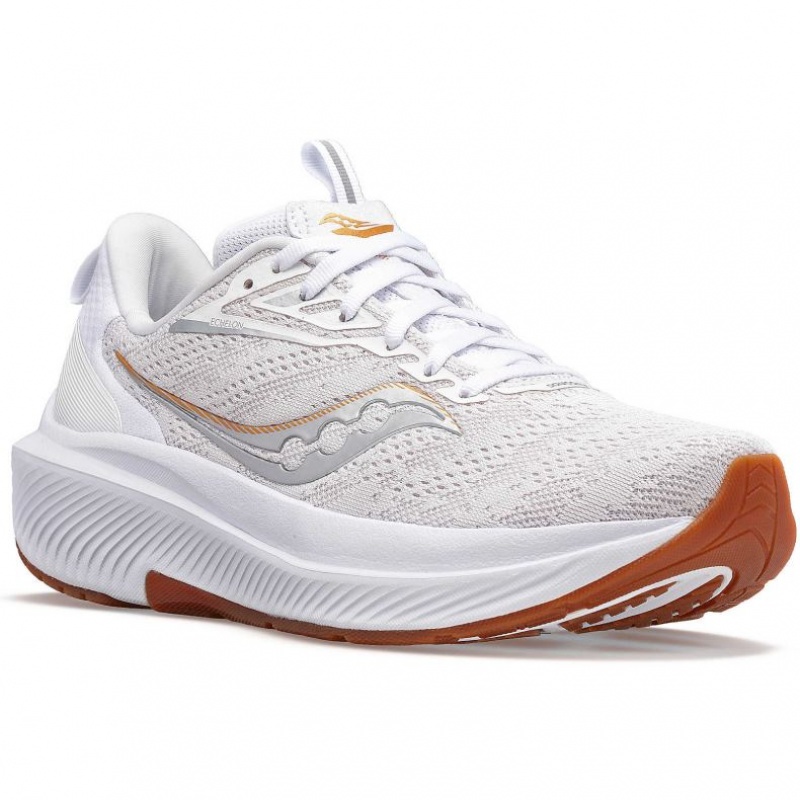 Saucony Echelon 9 Women's Wide Running Shoes White | Riyadh SUICB