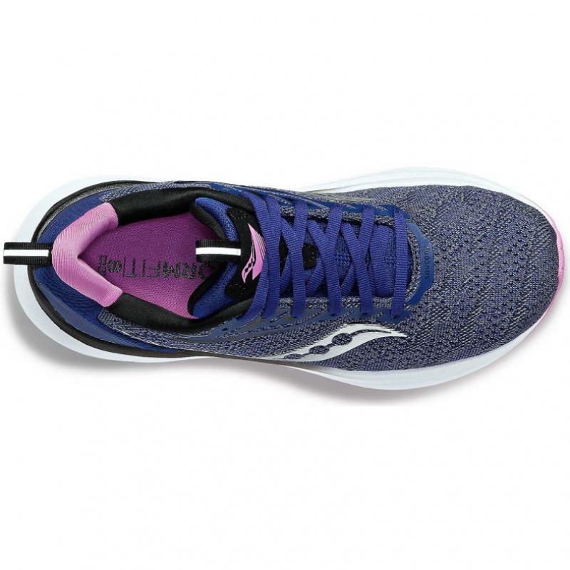 Saucony Echelon 9 Women's Wide Running Shoes Indigo | Jeddah ZIKUQ