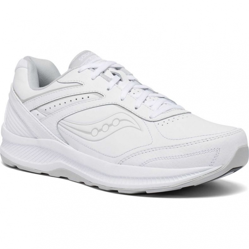 Saucony Echelon Walker 3 Extra Men's Wide Running Shoes White | Jeddah MNEXL