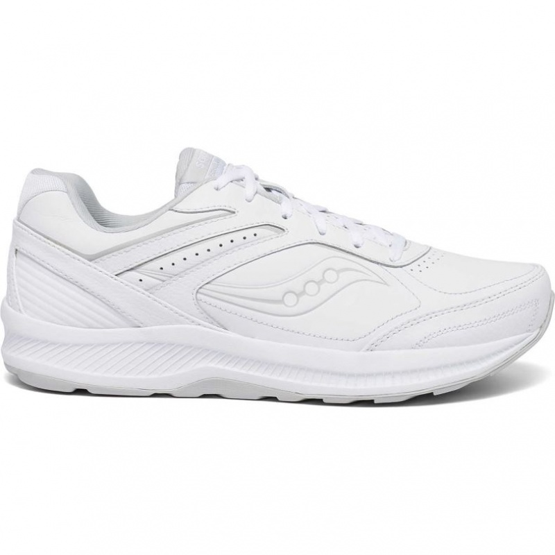 Saucony Echelon Walker 3 Extra Men\'s Wide Running Shoes White | Jeddah MNEXL