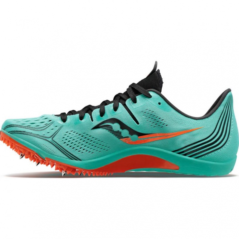 Saucony Endorphin 3 Men's Spikes Turquoise | Riyadh OIWFE