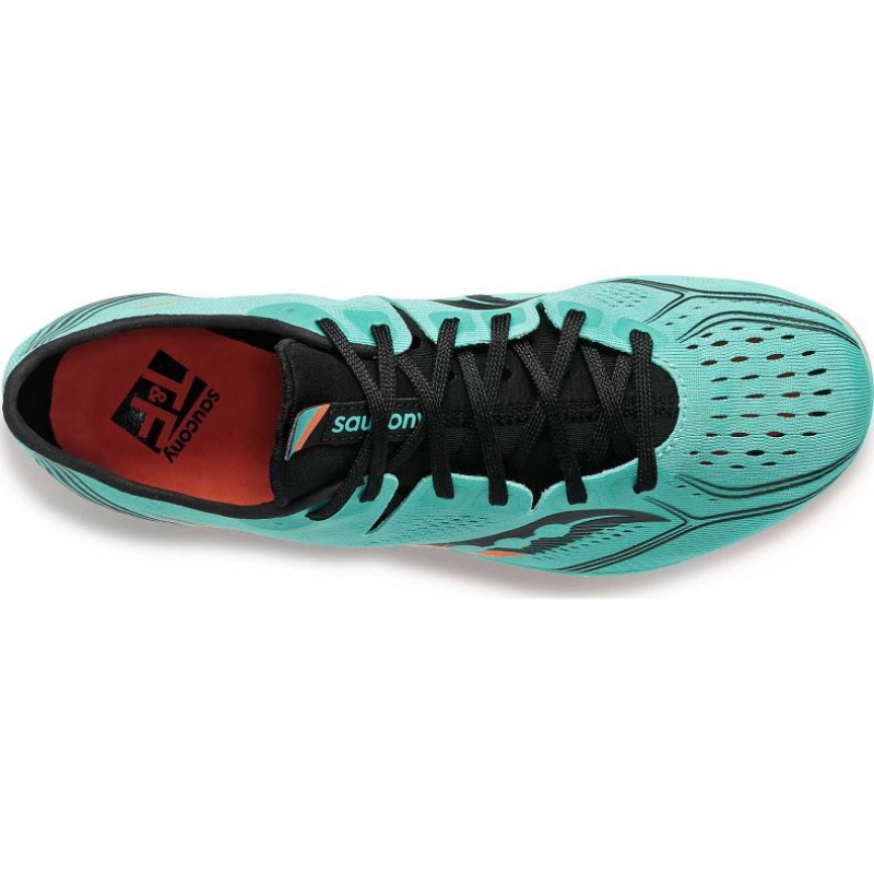 Saucony Endorphin 3 Men's Spikes Turquoise | Riyadh OIWFE