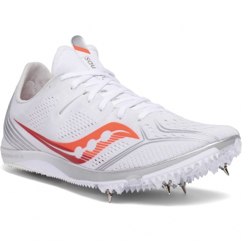 Saucony Endorphin 3 Women's Spikes White | KSA PSIDU