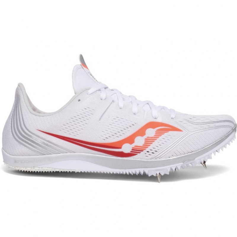 Saucony Endorphin 3 Women\'s Spikes White | KSA PSIDU