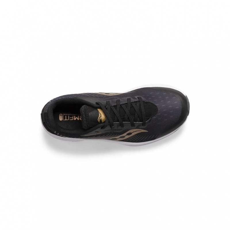 Saucony Endorphin KDZ Big Kids' Sneakers Black / Gold | Jeddah LHBCJ