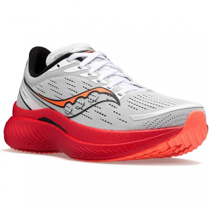 Saucony Endorphin Speed 3 Men's Running Shoes White | Jeddah MYINX