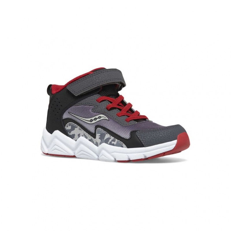 Saucony Flash Mid A/C Big Kids' Sneakers Grey | KSA XFYIJ