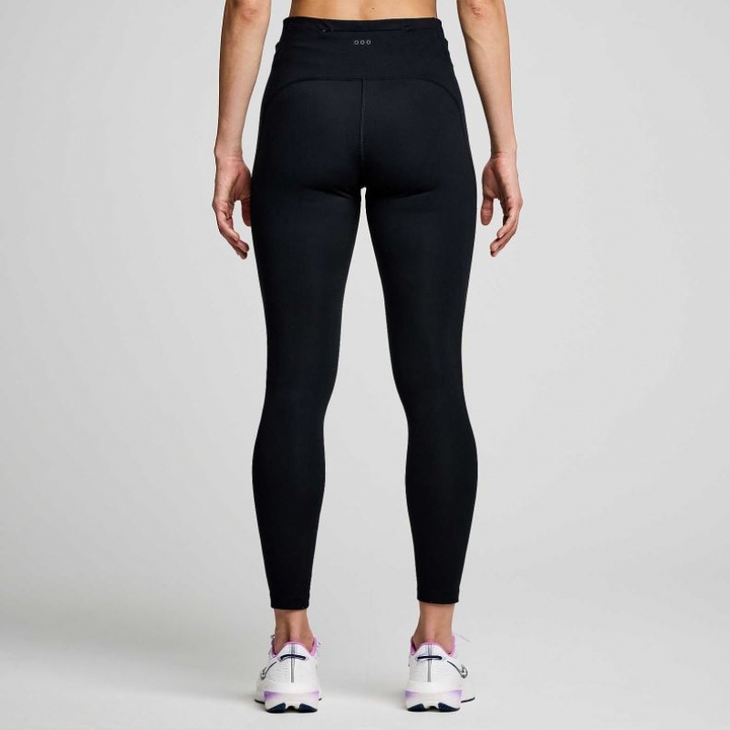 Saucony Fortify 7/8 Women's Tight Black | KSA SMNYF