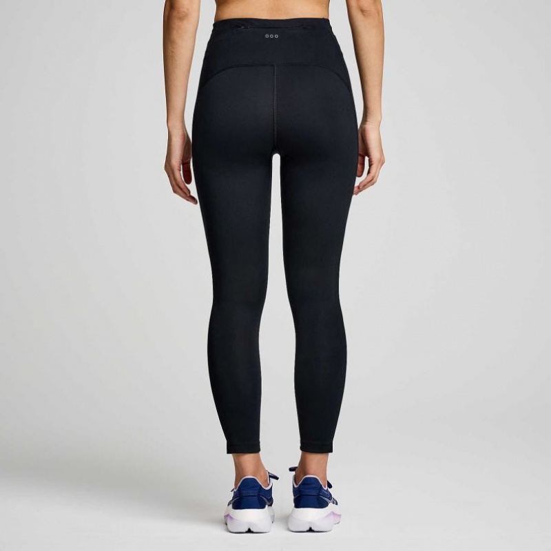 Saucony Fortify Crop Women's Tight Black | KSA VPITN