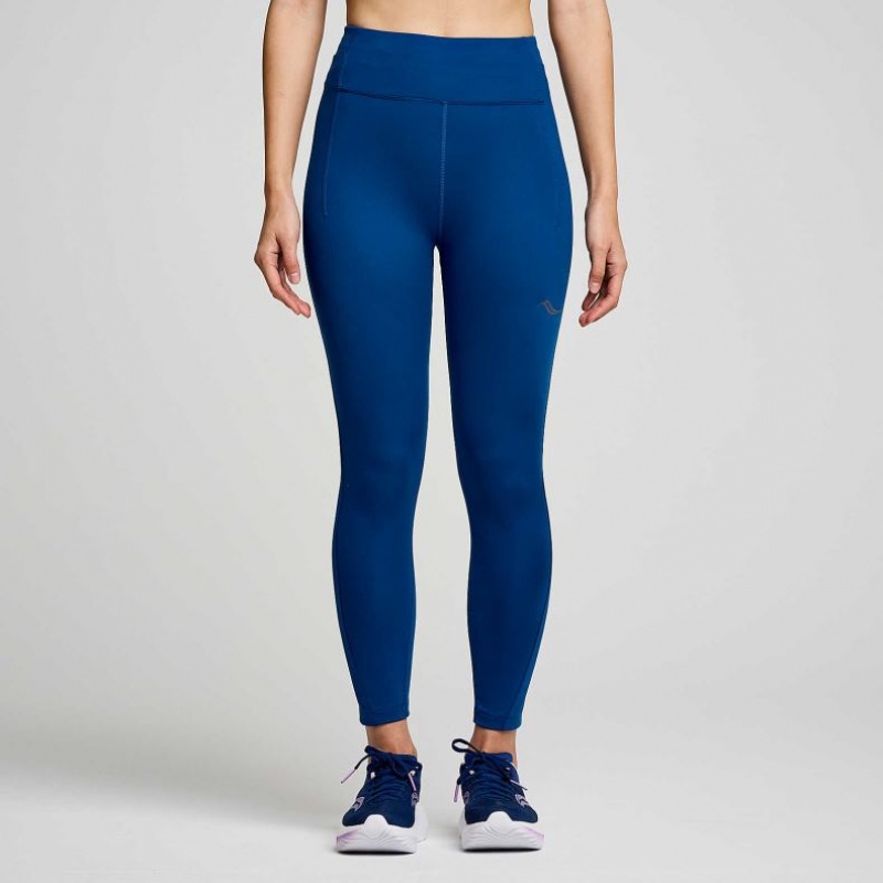 Saucony Fortify Crop Women\'s Tight Indigo | Jeddah FQVCS