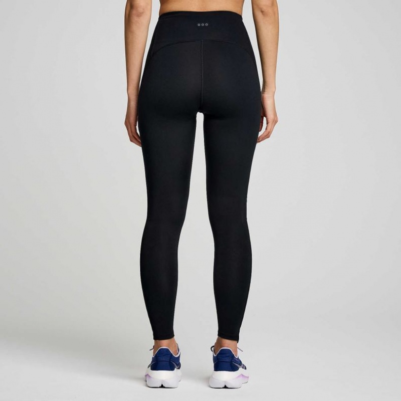 Saucony Fortify Viz Women's Tight Black | Jeddah NHVXC