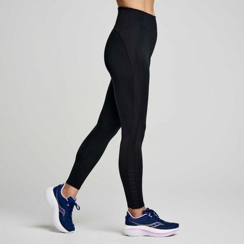 Saucony Fortify Viz Women's Tight Black | Jeddah NHVXC