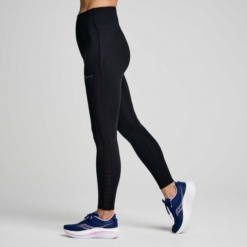 Saucony Fortify Viz Women's Tight Black | Jeddah NHVXC