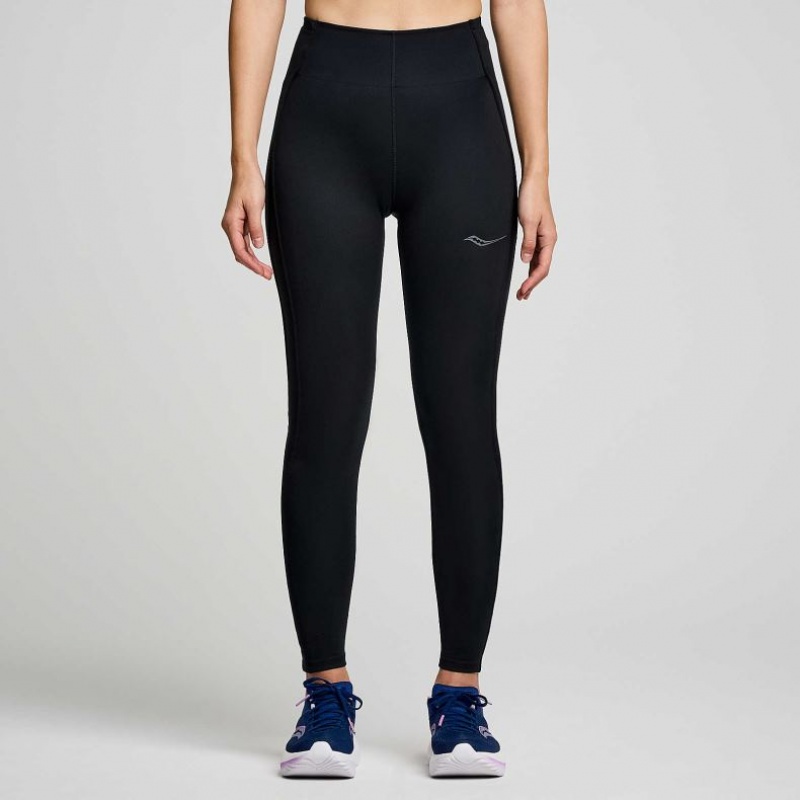 Saucony Fortify Viz Women\'s Tight Black | Jeddah NHVXC