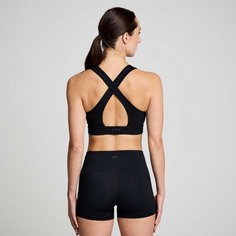 Saucony Fortify Women's Bra Black | KSA XONCV