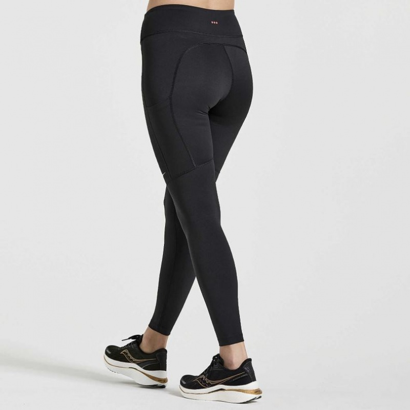 Saucony Fortify Women's Tight Black | Jeddah CTPQX