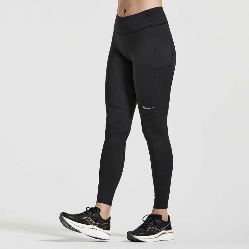 Saucony Fortify Women\'s Tight Black | Jeddah CTPQX