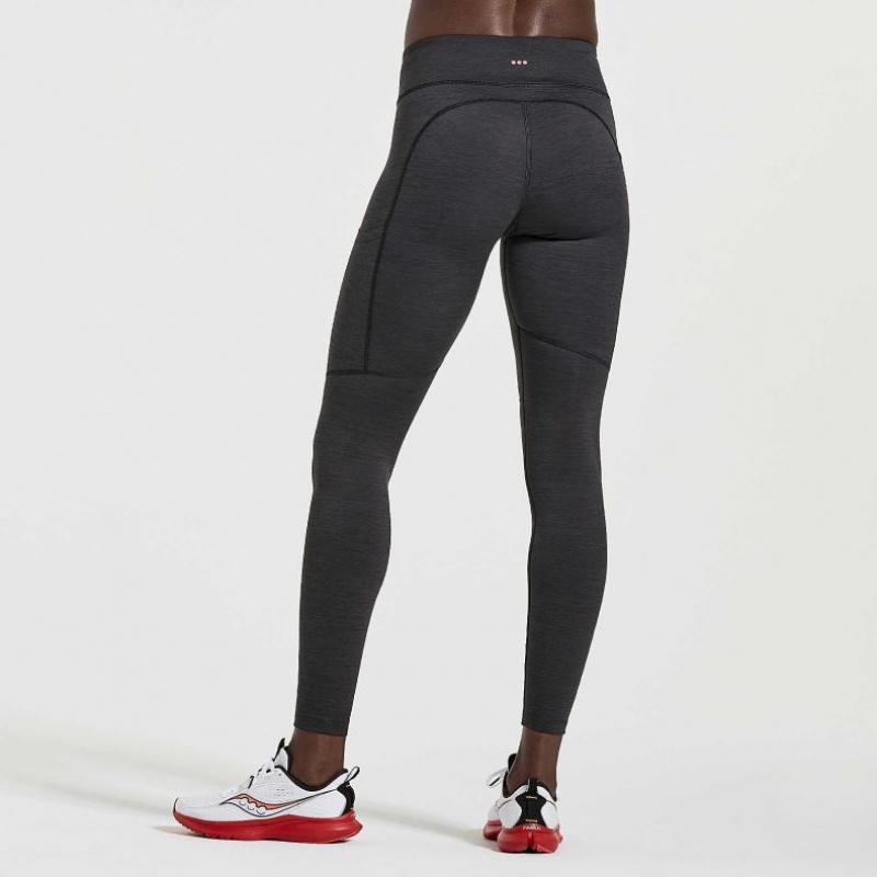 Saucony Fortify Women's Tight Black | Riyadh SEMQU