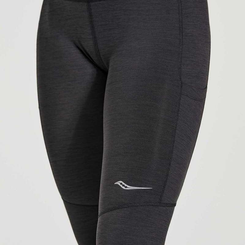 Saucony Fortify Women's Tight Black | Riyadh SEMQU