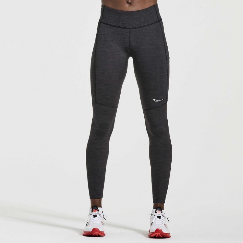 Saucony Fortify Women\'s Tight Black | Riyadh SEMQU