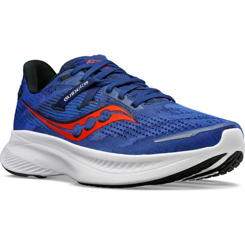 Saucony Guide 16 Men's Running Shoes Blue | Riyadh HMVNS