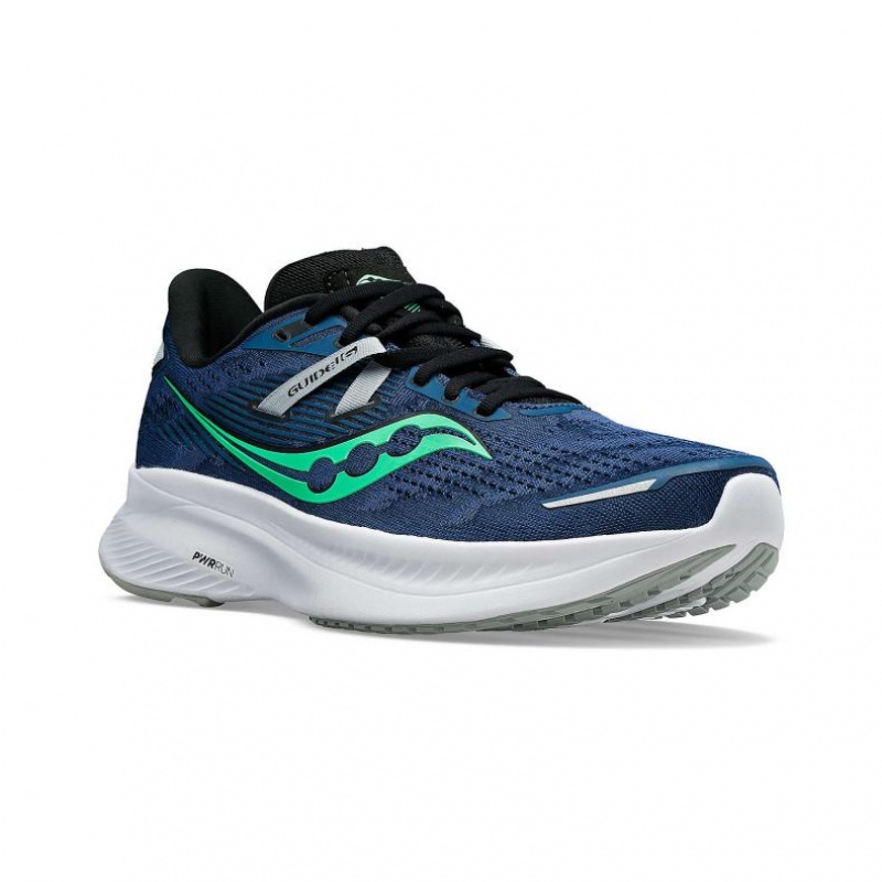 Saucony Guide 16 Men's Running Shoes Blue | Jeddah ASCWG