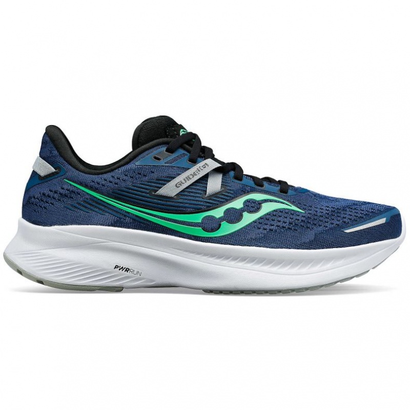 Saucony Guide 16 Men\'s Running Shoes Blue | Jeddah ASCWG