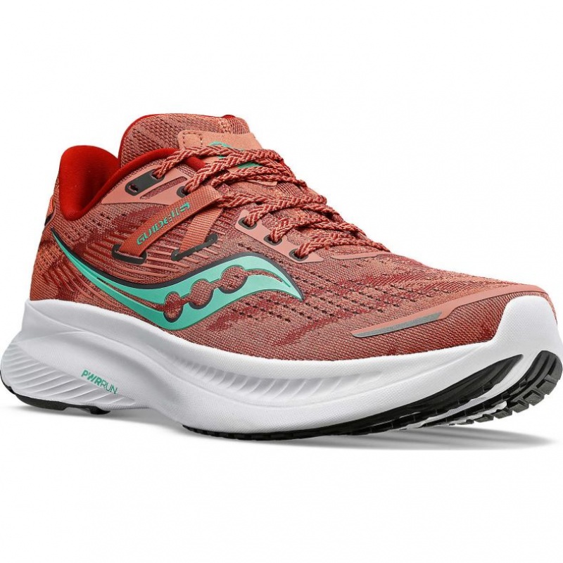 Saucony Guide 16 Women's Running Shoes Coral | Riyadh MNADO